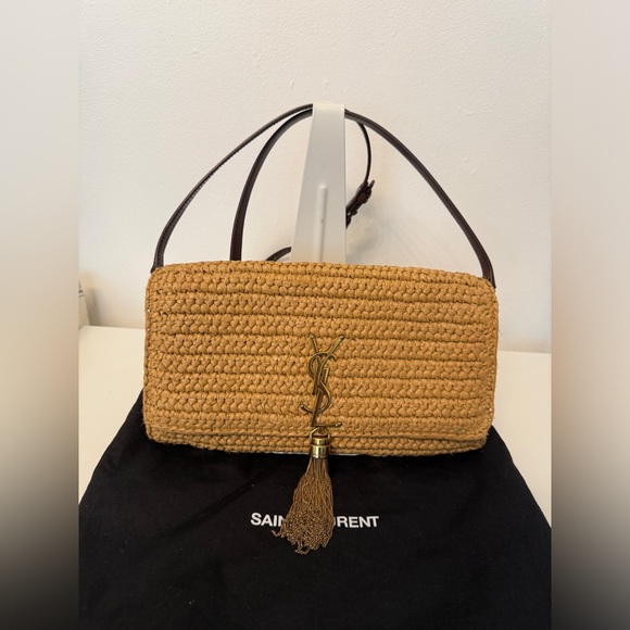 Saint Laurent KATE 99 TASSEL IN RAFFIA
DARK NUDE - Picture 1 of 12